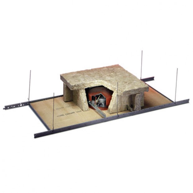 Atlas Sound C803AT87FRK Fire Rated 8" In-Ceiling Loudspeaker Kit (6-Pack)