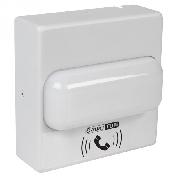 Atlas Sound IPS-SIS SIP Enabled Wall Mount Strobe Supporting Voice Mailbox Message Waiting Indication