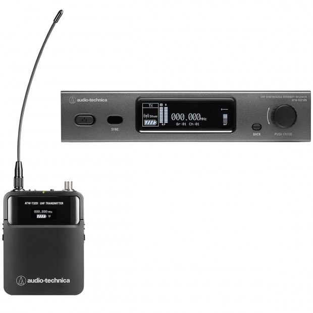 Audio-Technica ATW-3211N 3000 Series Fourth Generation UHF Network-Enabled Wireless System with Body-Pack Transmitter