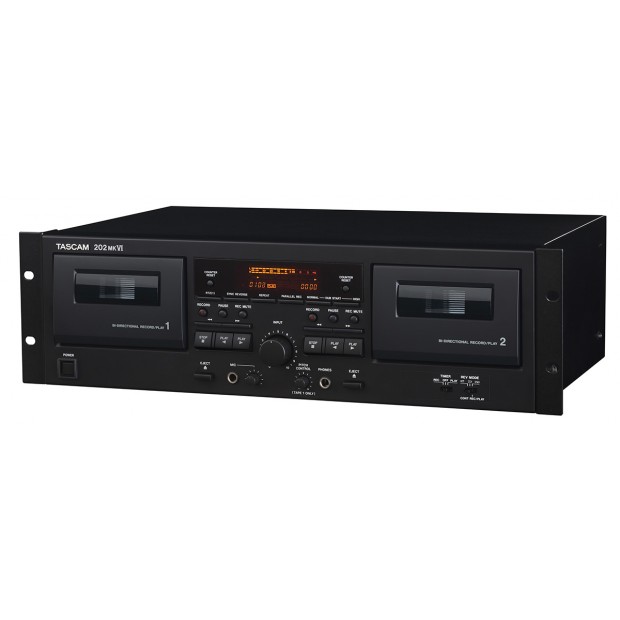 Tascam 202mkVI Dual Cassette Recorder (Discontinued)