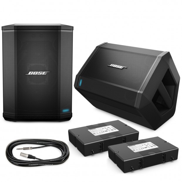 Bose S1 Pro Multi-Position All-In-One Bluetooth PA System Package with 2 S1 Pro Systems, 2 Battery Packs and Cable (Discontinued)