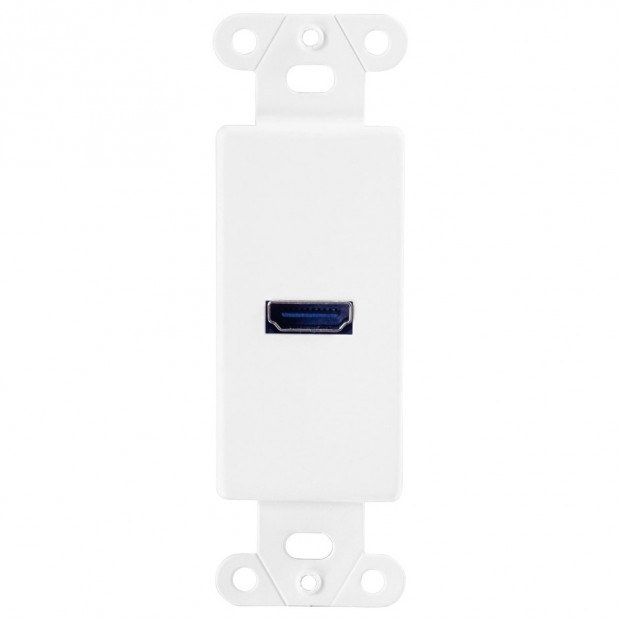 C2G 39710 HDMI Pass Through Decora Style Wall Plate - White