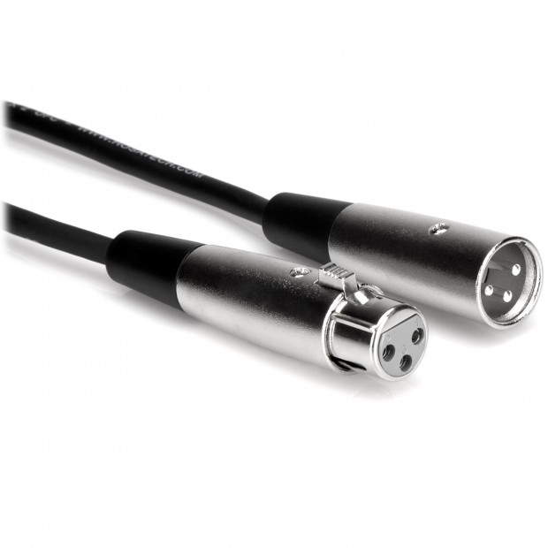 Hosa XLR-110 XLR3F to XLR3M Balanced Interconnect Cable - 10ft