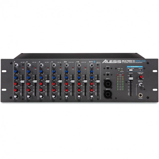 Alesis MultiMix 10 Wireless 10-Channel Bluetooth Rackmount Mixer