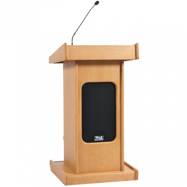 Anchor Audio LK-LIB Admiral Lectern Package with Liberty 2 Sound System and Gooseneck Microphone (Discontinued)