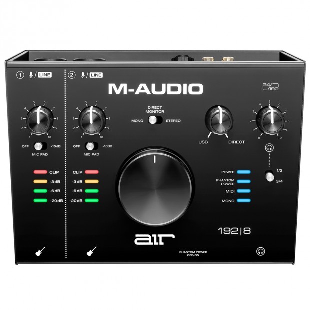 M-Audio AIR 192|8 2-In/4-Out 24/192 Audio MIDI Interface