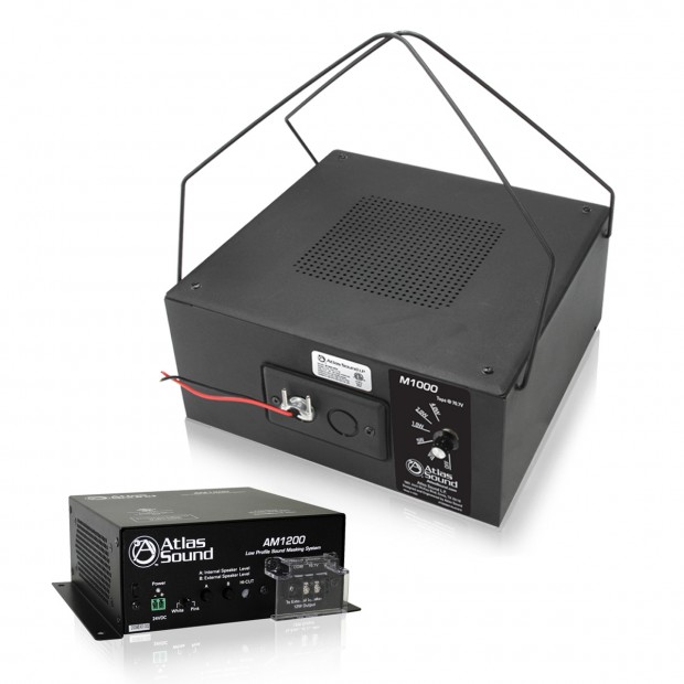 Office Sound Masking System with 1 Atlas Sound M1000 Speaker