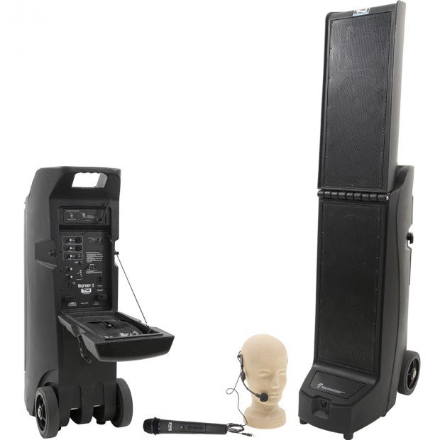 Anchor Audio Bigfoot AIR XR2 Portable Sound System with 2 Wireless AIR Bluetooth Speakers and 2 Wireless Microphones (Discontinued)