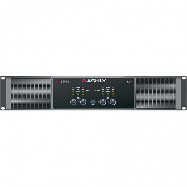 Ashly Audio CA-504 4-Channel 4 x 500W at 4 Ohm Power Amplifier 