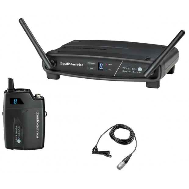 Audio-Technica ATW-1101/L System 10 Digital Wireless Lavalier Microphone System