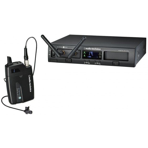 Audio-Technica ATW-1301/L Rack-Mount Digital Wireless System with Lavalier Microphone