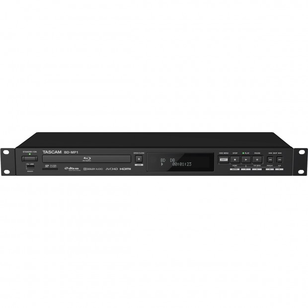 Tascam BD-MP1 Professional Multi-Format Blu-Ray/DVD/CD/SD Card and USB Media Player