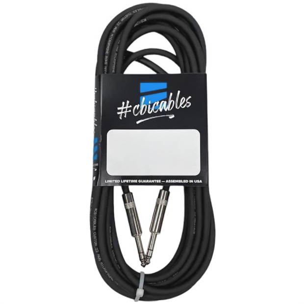 CBI BLA-25 Balanced 22G 1/4" TRS to 1/4" TRS Cable