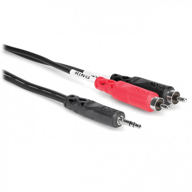 Hosa CMR-206 Stereo Breakout Audio Cable - 6ft