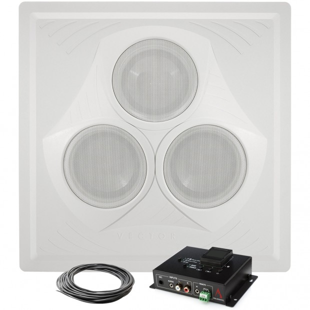 Wireless Bluetooth Classroom Sound System with VCA8 Vector Ceiling Speaker Array and Bluetooth Mixer Amplifier