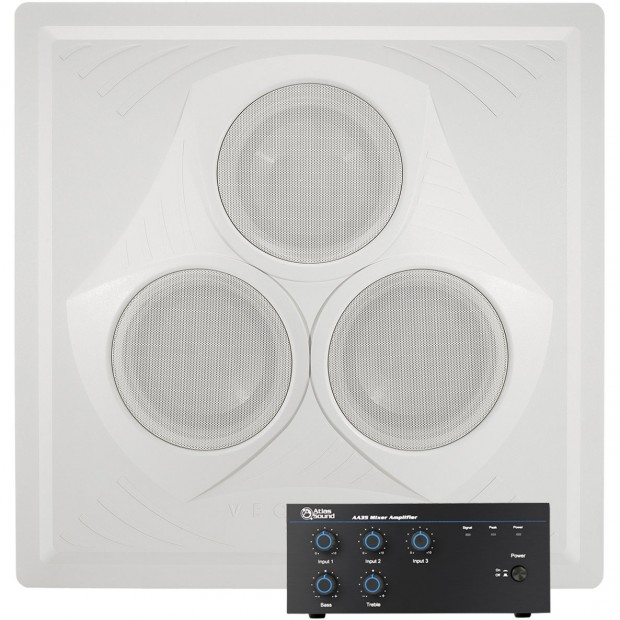 Classroom Sound System with Vector Ceiling Speaker and Atlas Sound AA35 Mixer Amplifier (Discontinued Components)