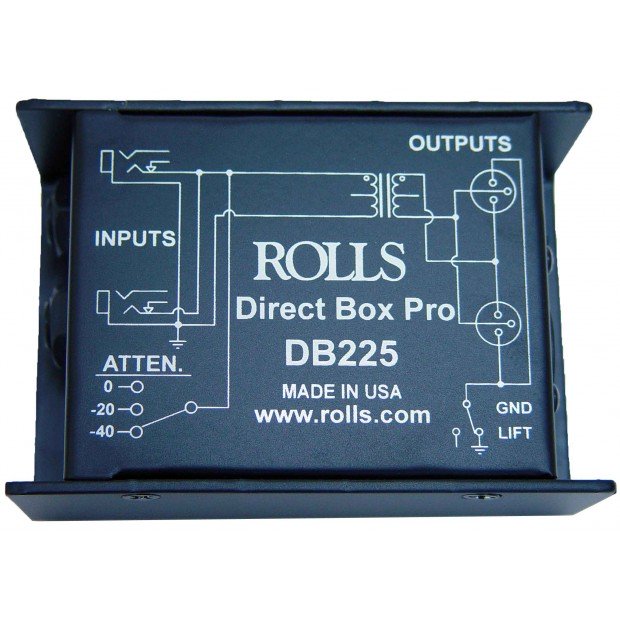 Rolls DB225 Professional Direct Box (Discontinued)