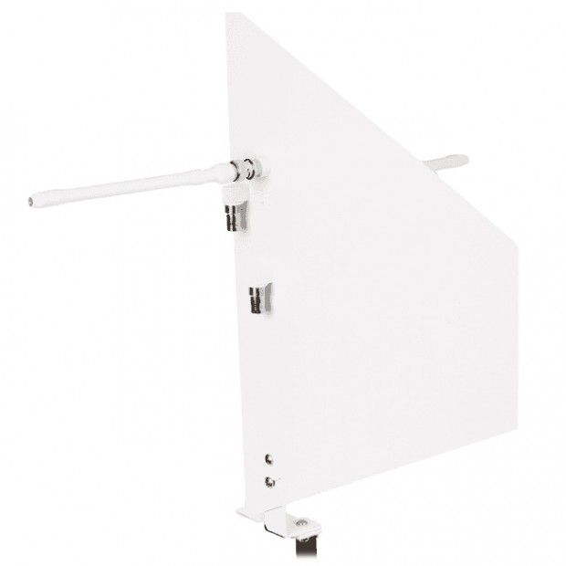 RF Venue Polarization Diversity Fin Antenna without Cover - White