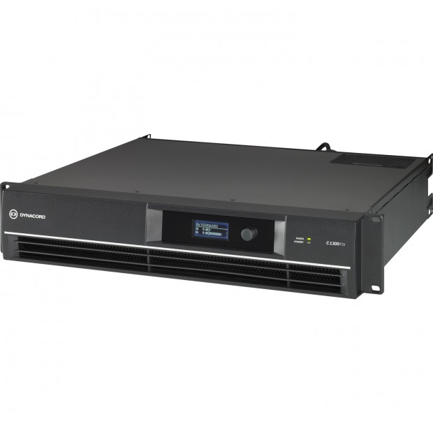 Dynacord C1300FDI DSP Power Amplifier 1 x 600W @ 70V Bridged with FIR Drive Technology