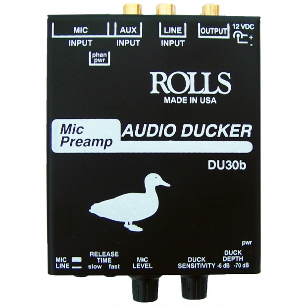 Rolls DU30b Microphone Preamplifier Audio Ducker