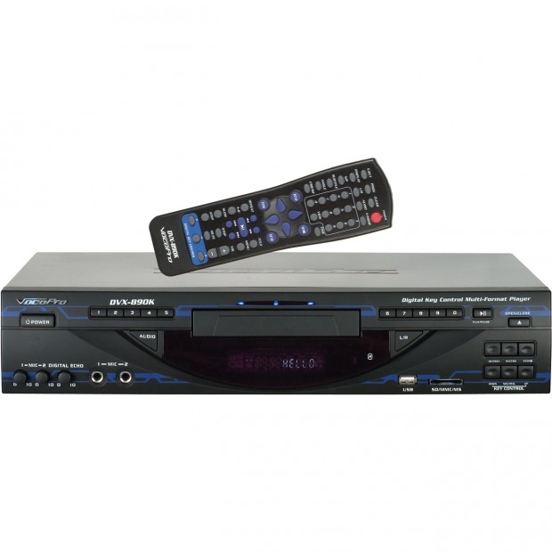 VocoPro DVX-890K Multi-Format Digital Key Control DVD/DivX Player (Discontinued)
