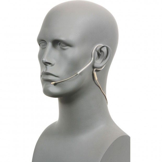 Galaxy Audio ESM8 Single Ear Unidirectional Microphone with 4 Audio-Technica Cables - Beige