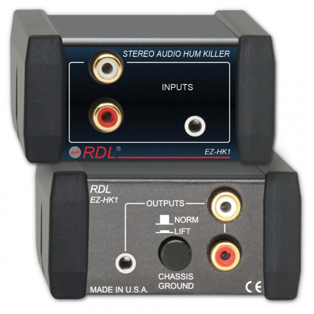 RDL EZ-HK1 Stereo Audio Hum Killer