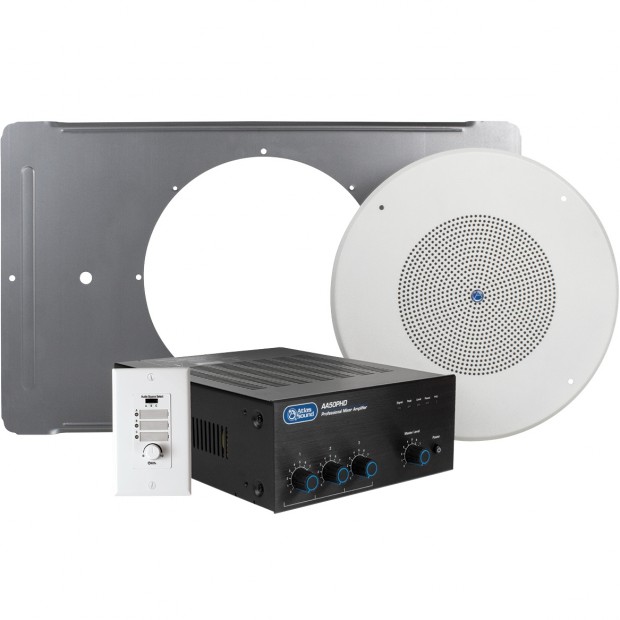 Atlas Sound EZSYS-BGM-CPHD Complete Business Music and Paging System for Ceiling Tile Applications