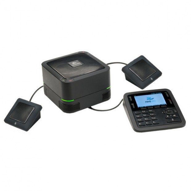 Revolabs FLX UC 1500 VoIP and USB Conference Phone with Extension Mics 10FLXUC1500