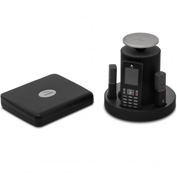 Revolabs 10-FLX2-200-VOIP FLX 2 VoIP SIP System with 2 Omnidirectional Tabletop Microphones