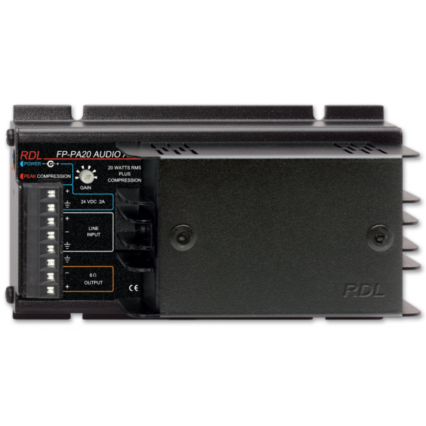 RDL FP-PA20 20W Mono RMS Audio Power Amplifier 8 ohm
