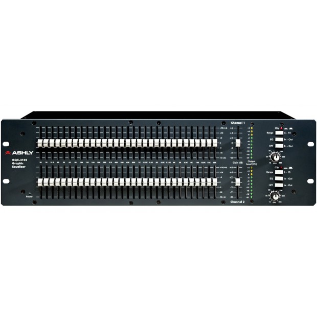 Ashly Audio GQX-3102 2-Channel Graphic Equalizer (Discontinued)
