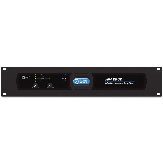 Atlas Sound HPA2602 Dual Channel Commercial Amplifier
