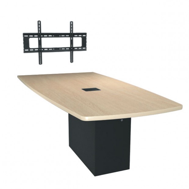 Middle Atlantic HUB Angle Shaped Huddle Meeting Table Work Surface with High Pressure Laminate Finish (Discontinued)