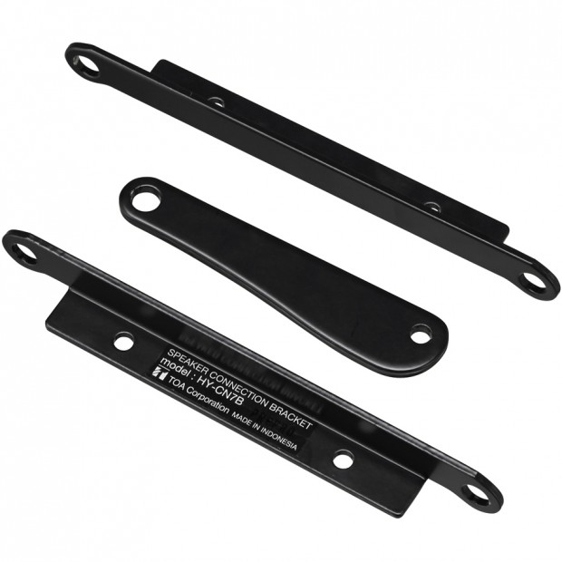 TOA HY-CN7B-WP Waterproof Joining Brackets for HX-7B-WP Outdoor Speaker Systems - Black