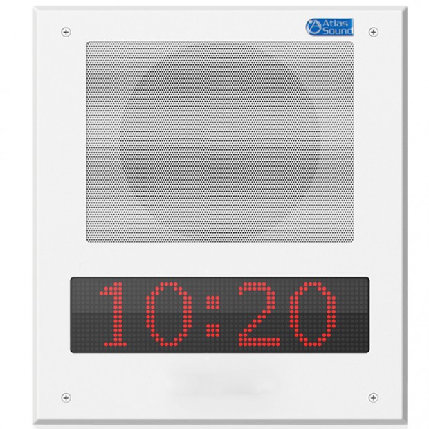 Atlas Sound I8SC+ Indoor Wall Mount IP Loudspeaker with LED Display (Discontinued)
