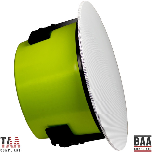 SoundTube IPD-CM52-BGM-II-US-WH 5.25" IP-Addressable In-Ceiling Speaker with Seamless Magnetic Grille - White (Discontinued)