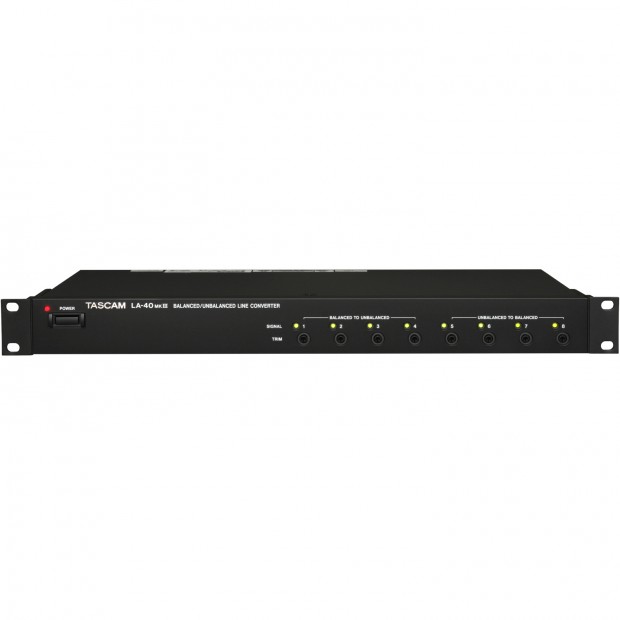 Tascam LA-40mkIII 4-Channel Bi-Directional Line Level Converter (Discontinued)