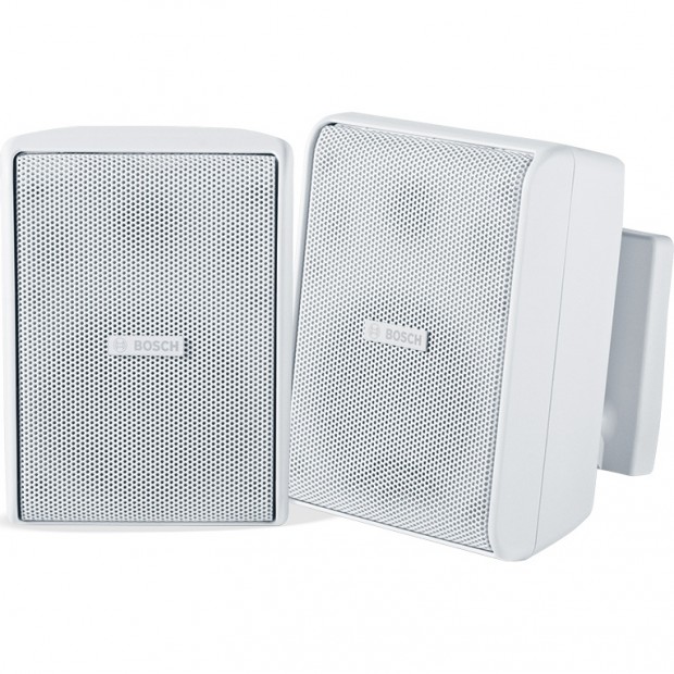 Bosch LB20-PC15-4L 4" 70/100V Weather-Resistant Cabinet Speakers - White Pair