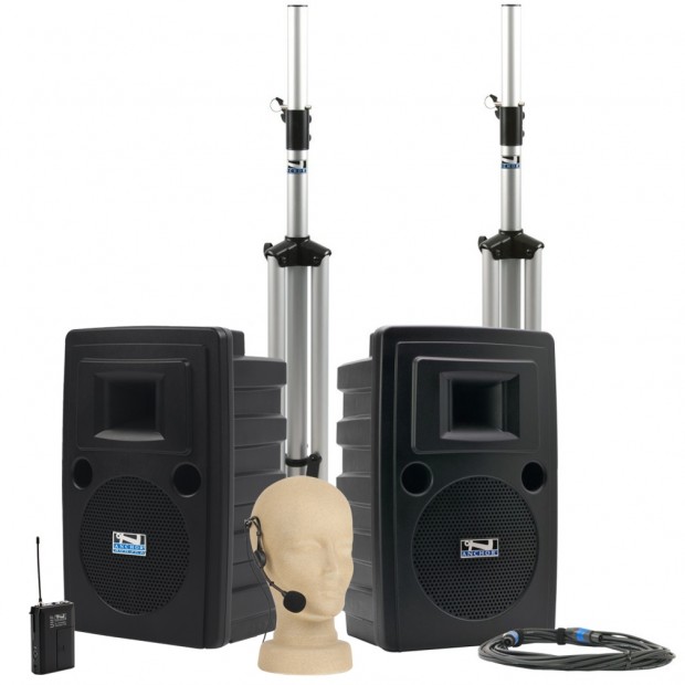 Anchor Audio LIB-DP Liberty Platinum Deluxe PA Package with Headband Microphone (Discontinued)
