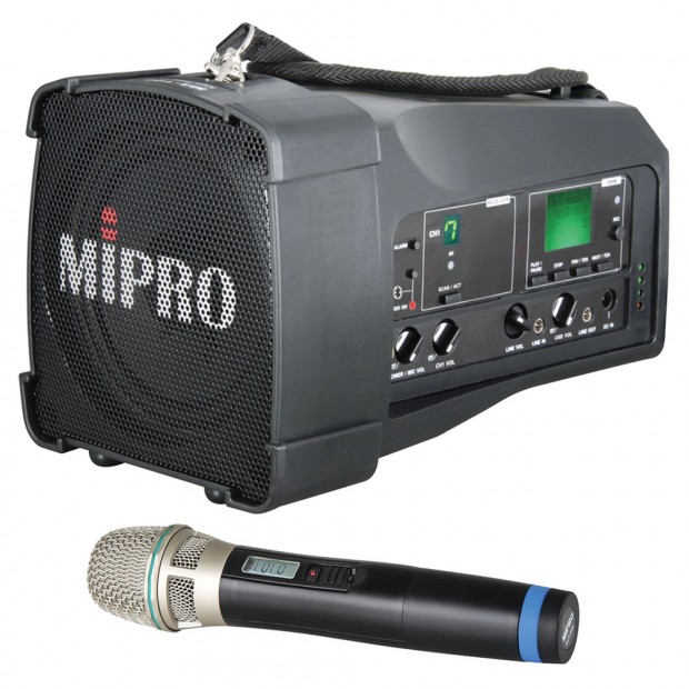 MIPRO MA-100BsuH (5A) Personal Wireless PA System with Handheld Microphone (Discontinued)