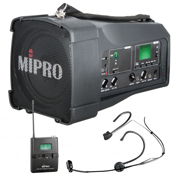 MIPRO MA-100BsuT (5A) Personal Wireless Bluetooth PA System with Headworn Microphone (Discontinued)
