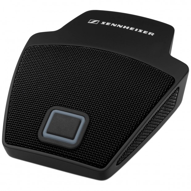 Sennheiser MEB 114-S On-Table Boundary Microphone with Programmable Microphone Button and Bi-Color LED Ring - Black