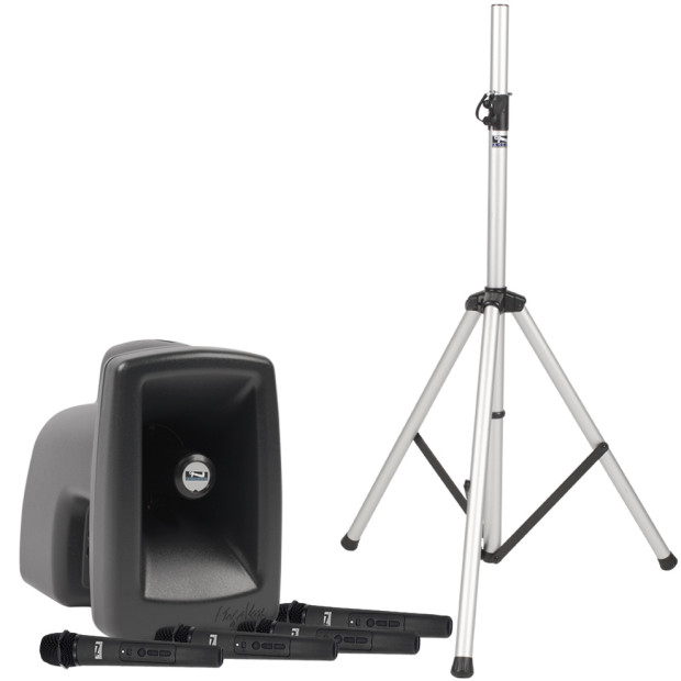 Anchor Audio MegaVox System 4 Portable Sound System with Built-in Bluetooth and 4 Wireless Microphones