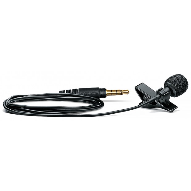 Shure MVL Omnidirectional Lavalier Microphone for Smartphone or Tablet (Discontinued)