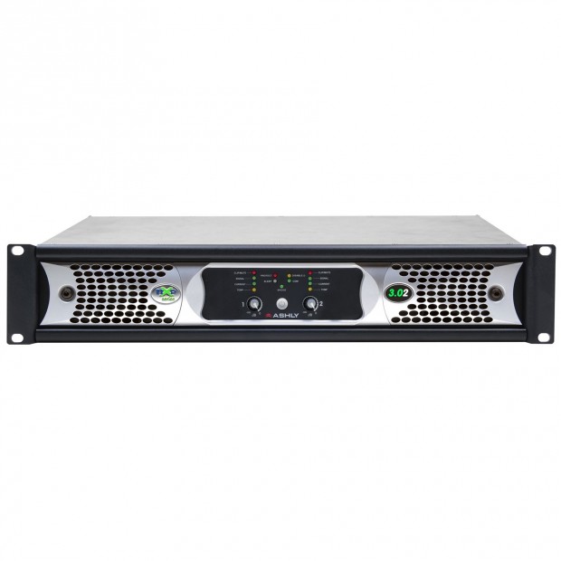 Ashly Audio nXp3.02 2-Channel Network Power Amplifier 2 x 3000W @ 2 Ohms with Protea DSP