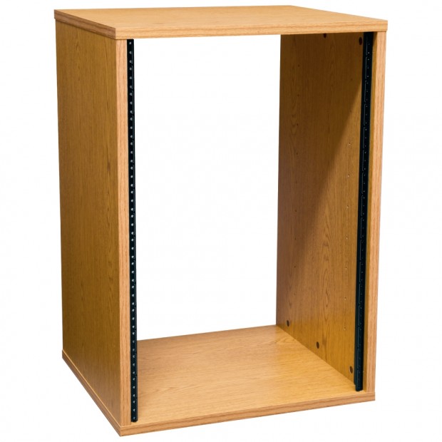 Middle Atlantic OBRK16 16U Equipment Rack with Oak Laminate Finish