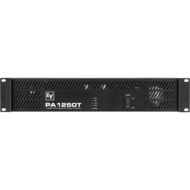 Electro-Voice PA1250T Single Channel Power Amplifier 70V/100V 250 Watts 120V or 230V 50Hz-60Hz (Discontinued)