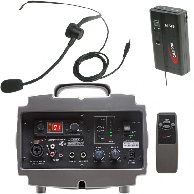 Califone PA329M Wireless PresentationPro with Beltpack Transmitter and Headset Mic (Discontinued)