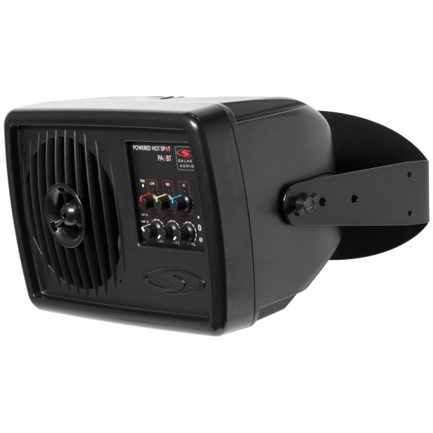 Galaxy Audio Classroom Sound System with PA6BT Powered Bluetooth Hot Spot Speaker and Wall Bracket